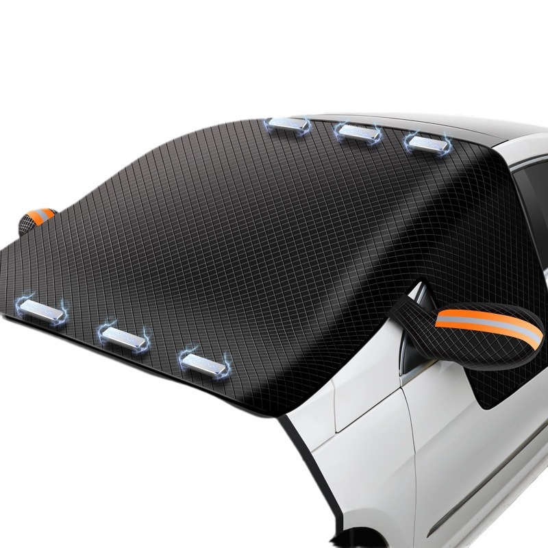 Magnetic Car Snow Shield, Front Windshield Snow Cover, Anti-Snow Cover, Anti-Freeze, Anti-Frost, Universal Cross-Border Sunshade