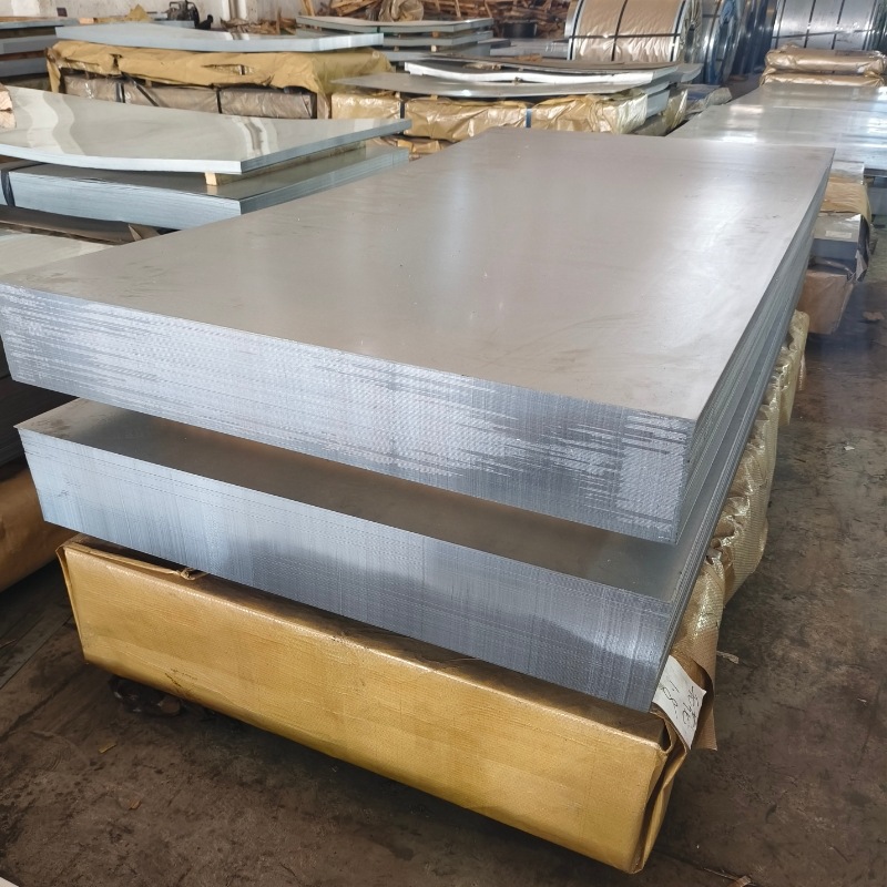 Galvanized Steel Plate with or Without Flowers, High Zinc Layer Roll, Fixed Length, Split Strip Bending, Galvanized Plate, Hot-Dip Galvanized Steel Plate Dx