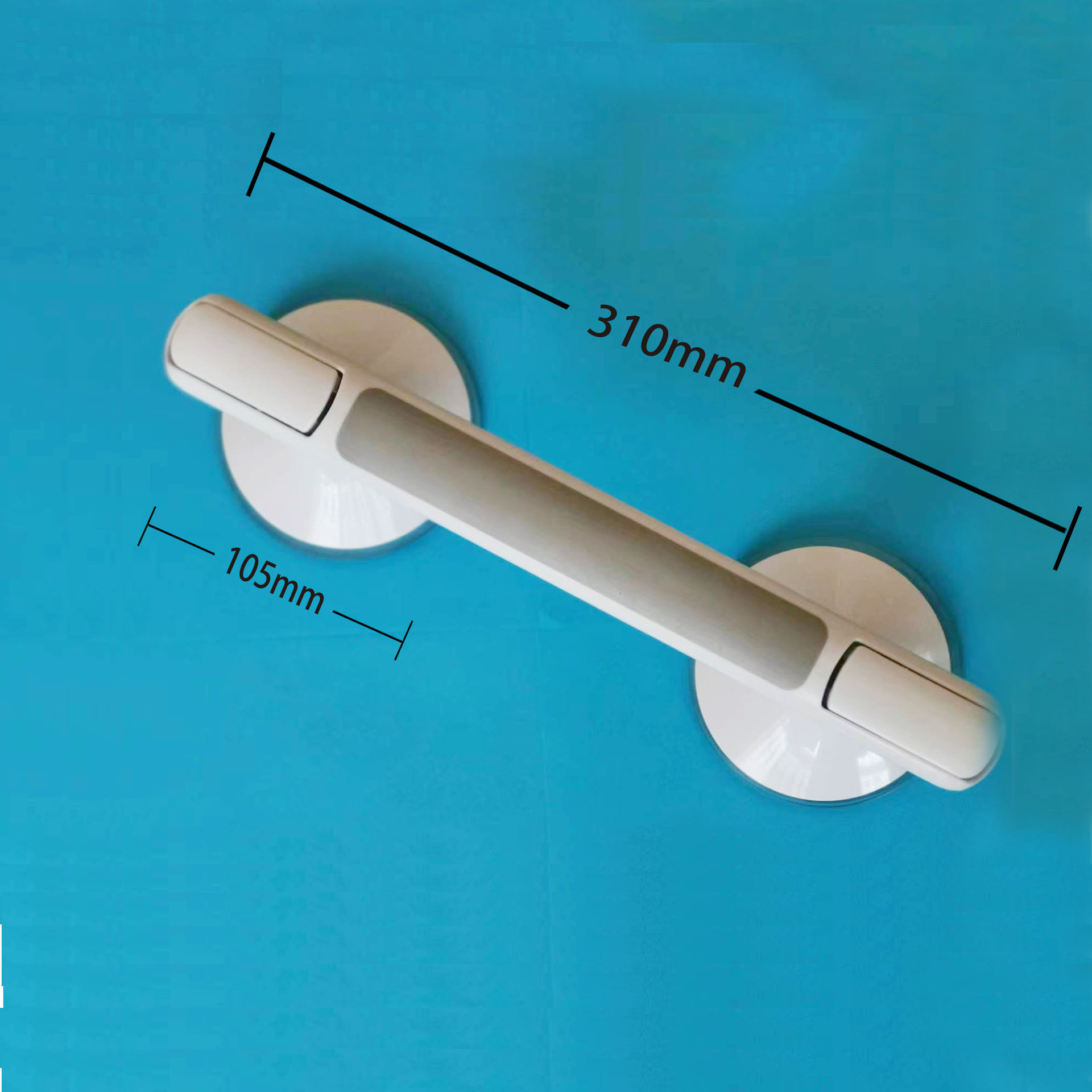 Extra-large thickened suction cup large suction punch-free vacuum adsorption bathroom glass door bath toilet safety armrest