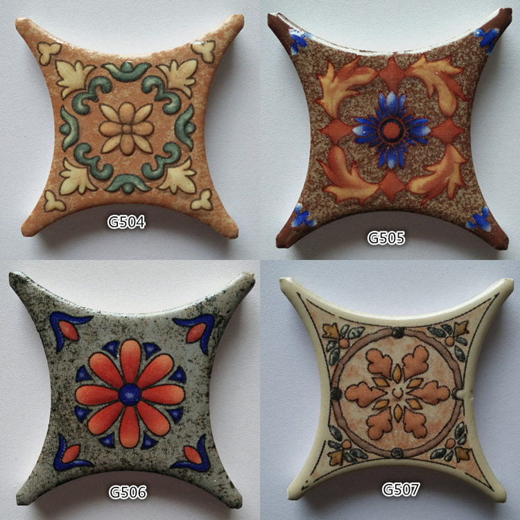 65*65mm rounded corner flower 500mm rounded antique brick matching corner flower corner 6.5*6.5cm star corner flower