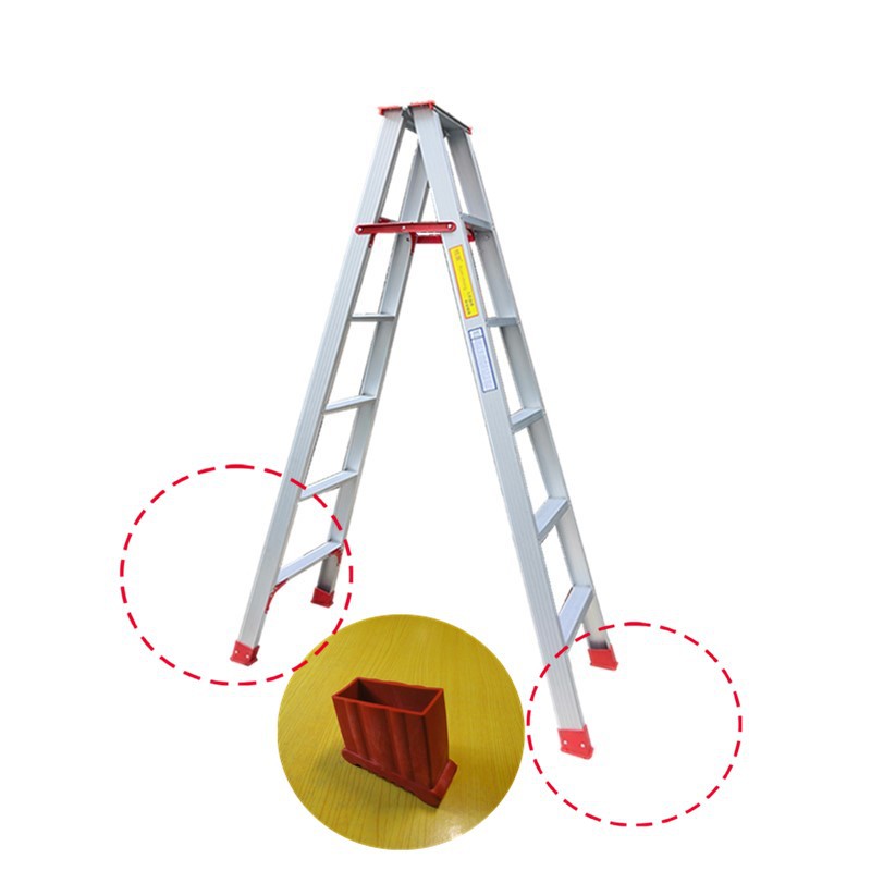 Ladder Accessories Lift Ladder Large Foot Cover Widened Aluminum Alloy Herringman Telescopic Lift Folding Ladder Rubber Foot Cover One