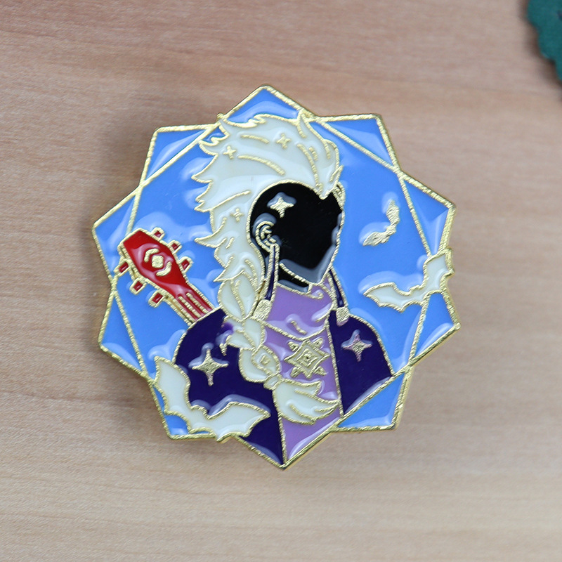 Metal badge custom paint school badge cartoon animation activity badge badge badge badge medal custom manufacturers