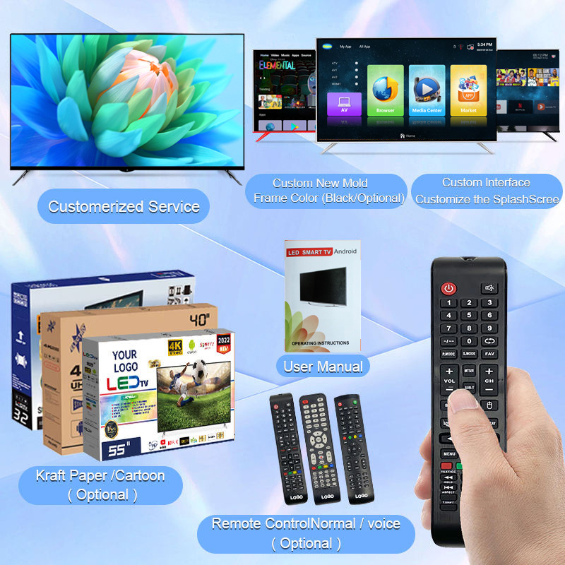 Factory Direct Export Custom 22 to 32inch Network Intelligent Lcd 12V Tv Wholesale Export Tv
