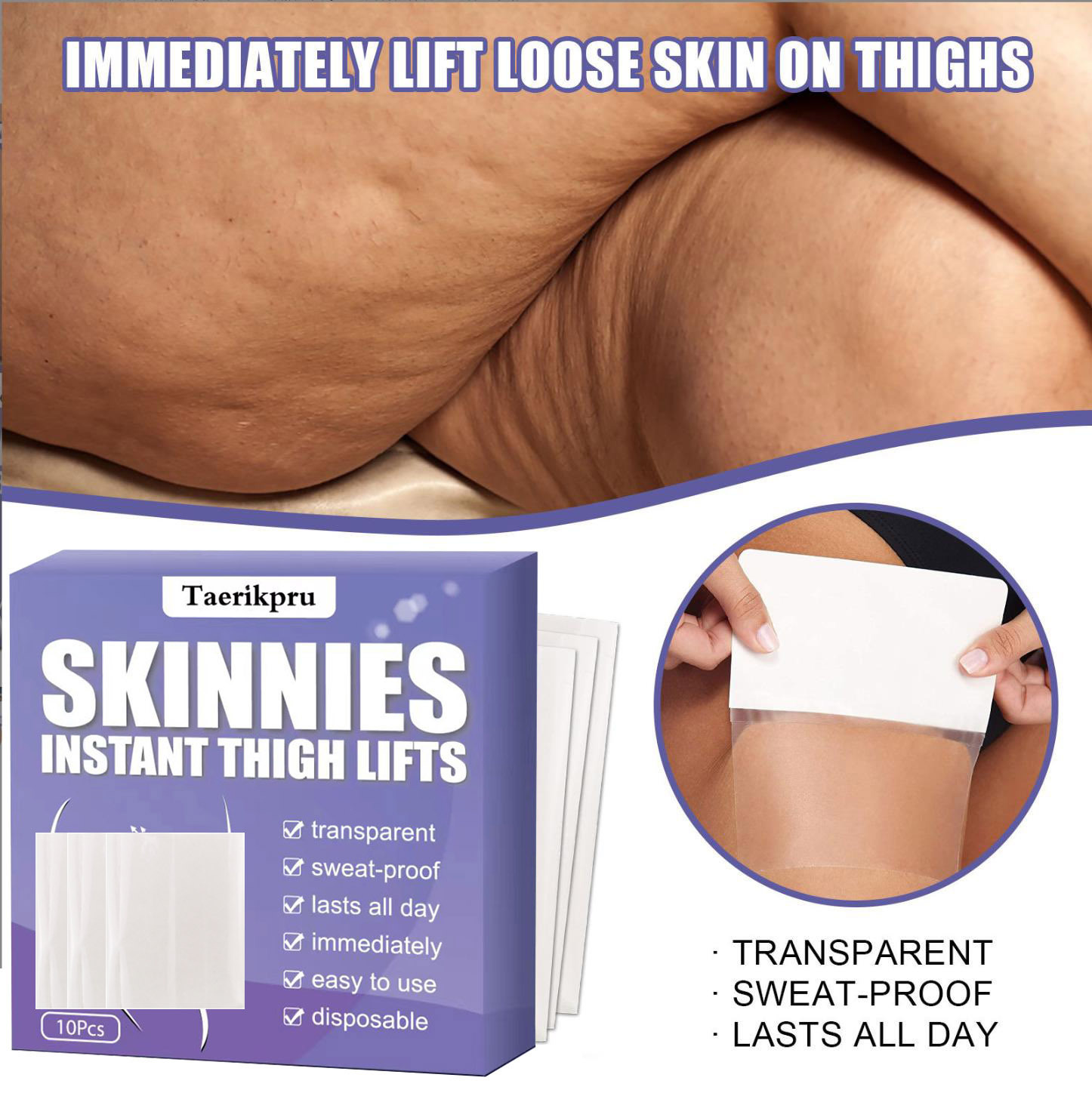 Lazy Thigh Tape Lazy Thigh Shaping Patch Litching Muscle Leg Shaping Beautiful Leg Slimming Patch