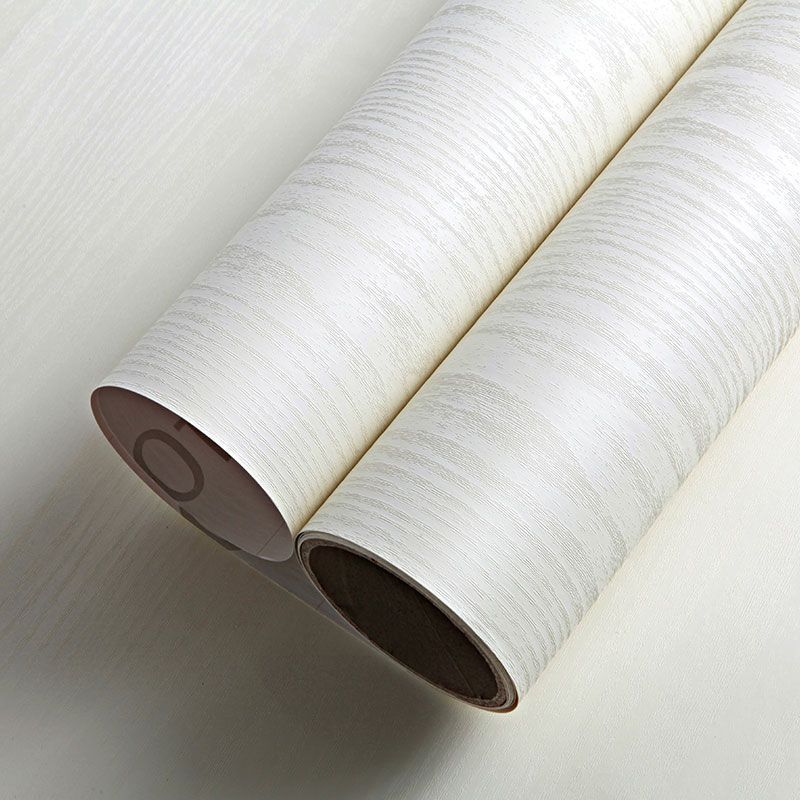 Thickened Furniture Renovation Stickers Self-Adhesive Wood Grain Wallpaper Waterproof and Moisture-Proof Wallpaper Wardrobe Desktop Old Furniture Door Fragrance