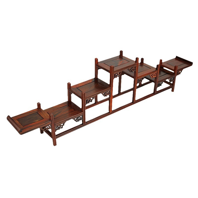 Chicken Wing Wood Bogu Rack Small Storage Rack Decoration Ornaments Teacup Teapot Display Rack Multi-Layer Storage Rack