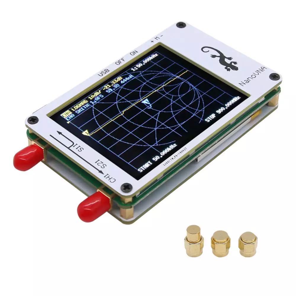 2.8 inch vector network analyzer VNano VNA support 50kHz ~ 900kHz Antenna network analyzer