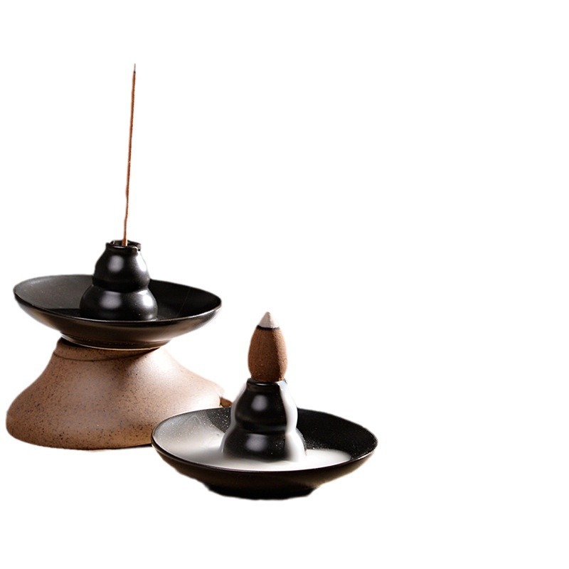 Copper gourd metal wire incense holder multi-functional coil incense burner incense holder incense dish incense plate factory direct sale