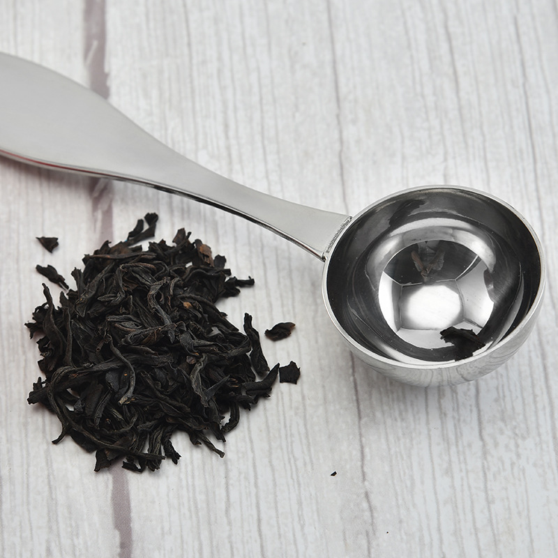 Customized Manufacturer 304 Stainless Steel Coffee Spoon Measuring Spoon Seasoning Tea Accessories Multi-Functional Tea Spoon Measuring Spoon Powder Wholesale