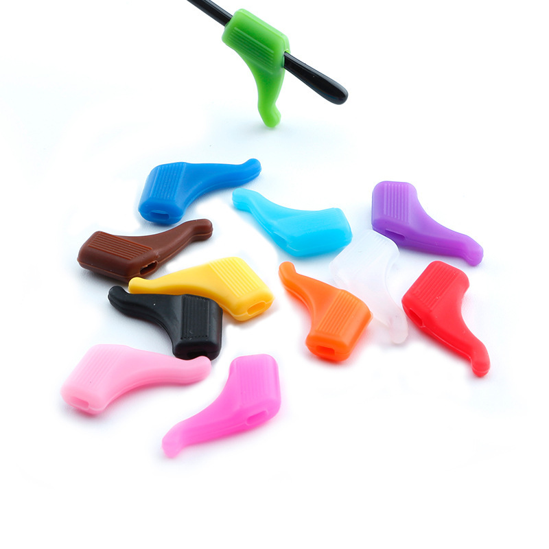Small Children's Silicone Glasses Anti-slip Cover Sports Ear Hook Ear Hanger Fixed Anti-slip Anti-drop Glasses Accessories