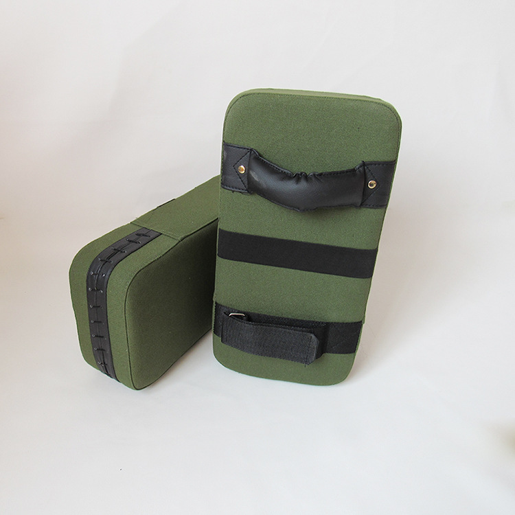Army Green Canvas Thickened Sanda Foot Target Taekwondo Foot Target Boxing Hand Target Thigh Target Fitness Muay Thai Boxing