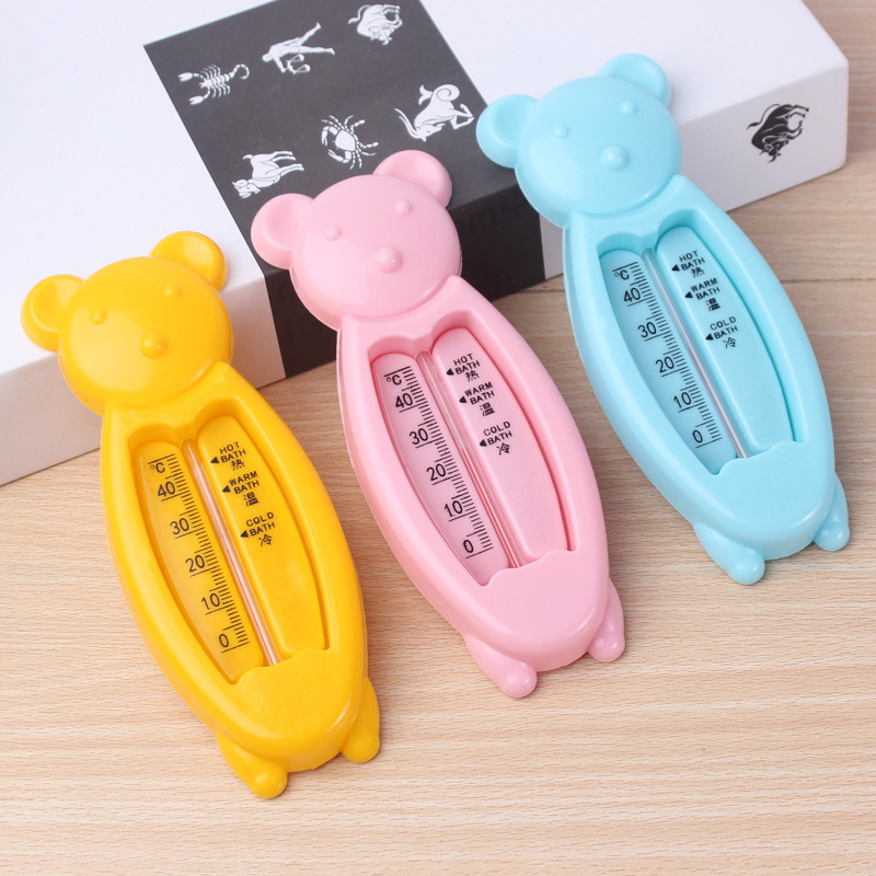 Bear Baby Water Thermometer Newborn Baby Bath Thermometer Household Children's Water Temperature Meter Household Meter