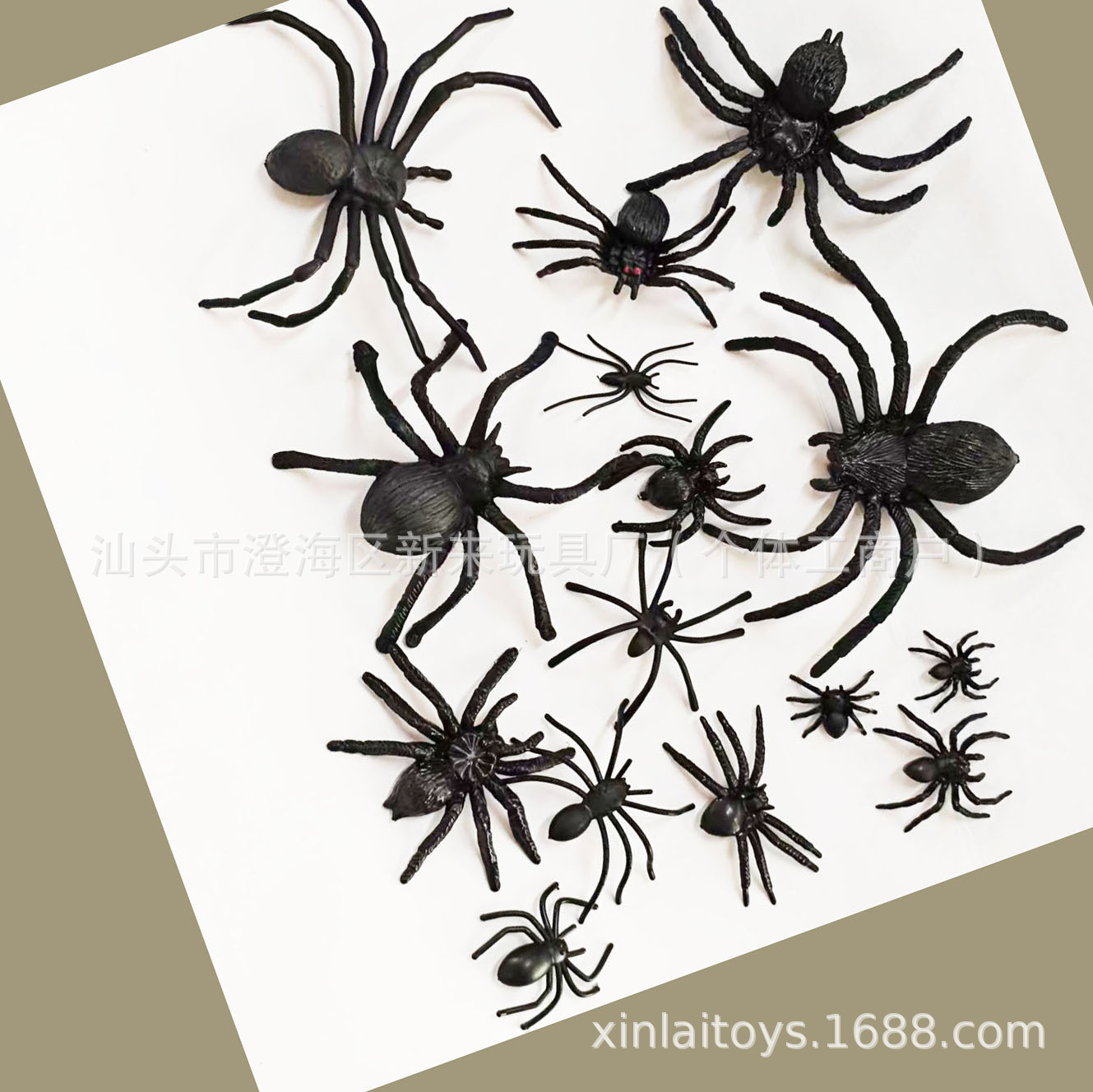 Пластиковый маленький паук игрушка паук TUME для оформления сцены Хэллоуин симуляция маленький паук