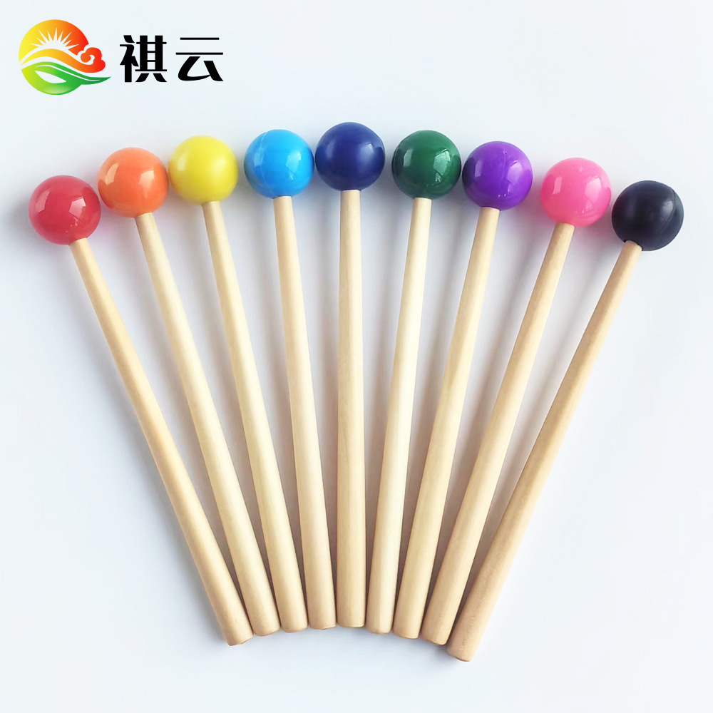 Factory direct supply color tuning fork sound hammer drum hammer aluminum plate piano carillon xylophone marimba keyboard piano universal sound hammer