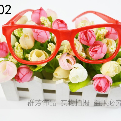 Children's Glasses Frame Female Cute Trendy Round Lensless Baby Boy Korean Princess Versatile Retro Decorative Frame