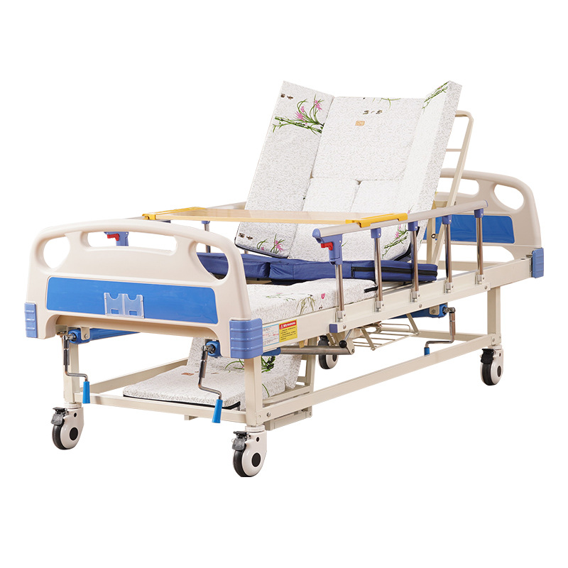 Multifunctional Home Care Bed, Nursing Home, Hand-Cranked Paralysis Turn-Over Hospital Clinic, Fully Curved Care Bed Manufacturer