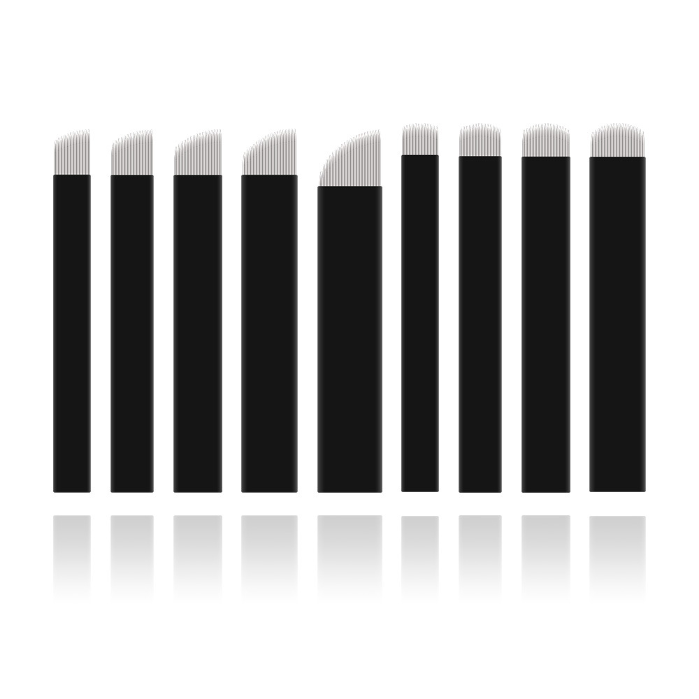 0.18мм тонкая игла для шёлкового вышивания на искусственной коже черная игла для ручного вышивания