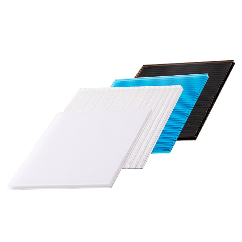 Pc Transparent Sunboard Double Layer 4Mm8Mm Polycarbonate Thickeneded Greenhouse Hollow Board Roof Material Wholesale