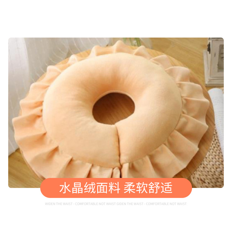 Beauty Salon Pillow Short Plush U-shaped Pillow Massage Massage Face Protection Pillow Body Beauty Cervical Spine Face Pillow Removable and Washable Pillow