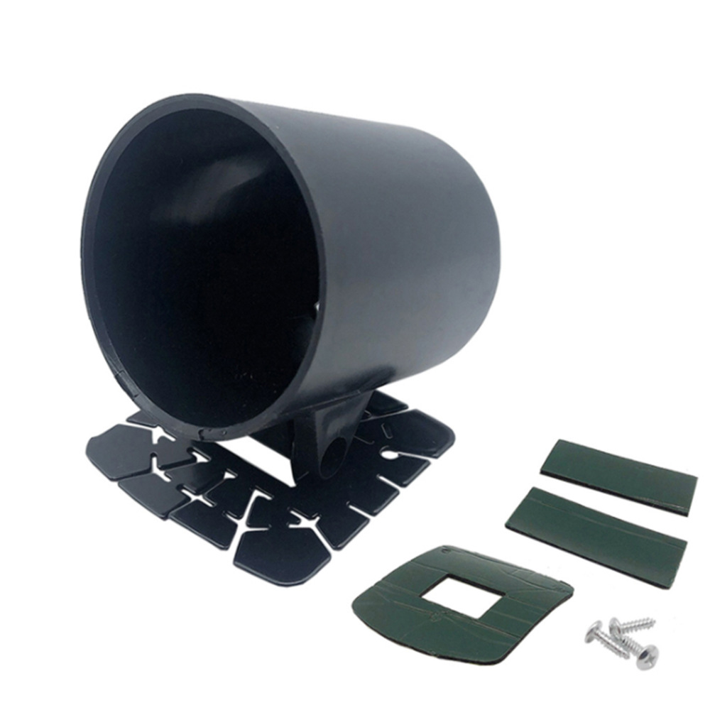 2 дюйма (52 мм) автомобильная чаша для прибора, черный модифицированный кронштейн, карбоновый узор, горизонтальная установка