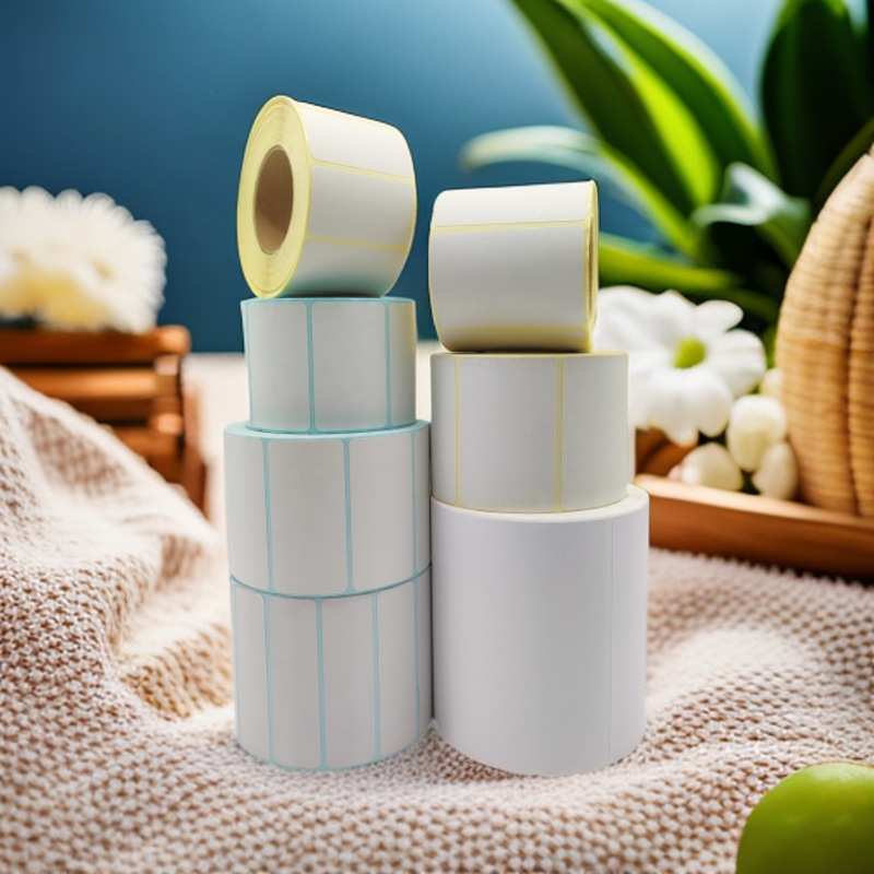 Three-Proof Thermal Label Printer Paper 50*30100*100*1507060 Adhesive Sticker in Stock