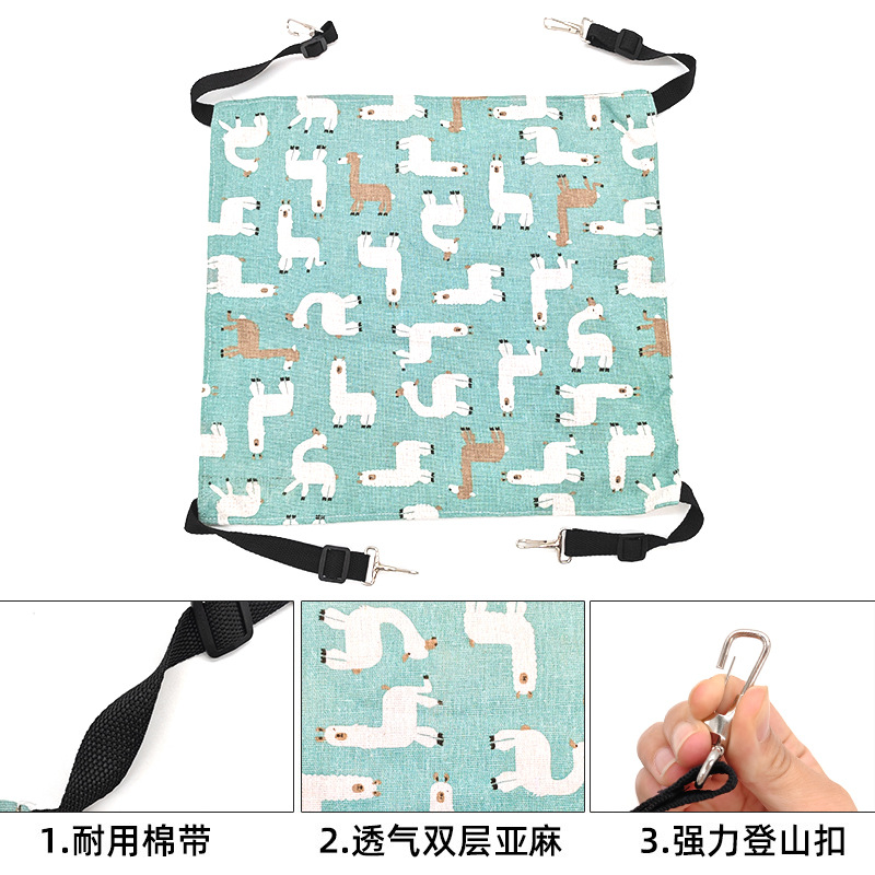 Cat Hammock Four Seasons Universal Cat Swing Double-sided Adjustable Cat Hammock Cage Hanging Cat Bed Pet Thickened Bed