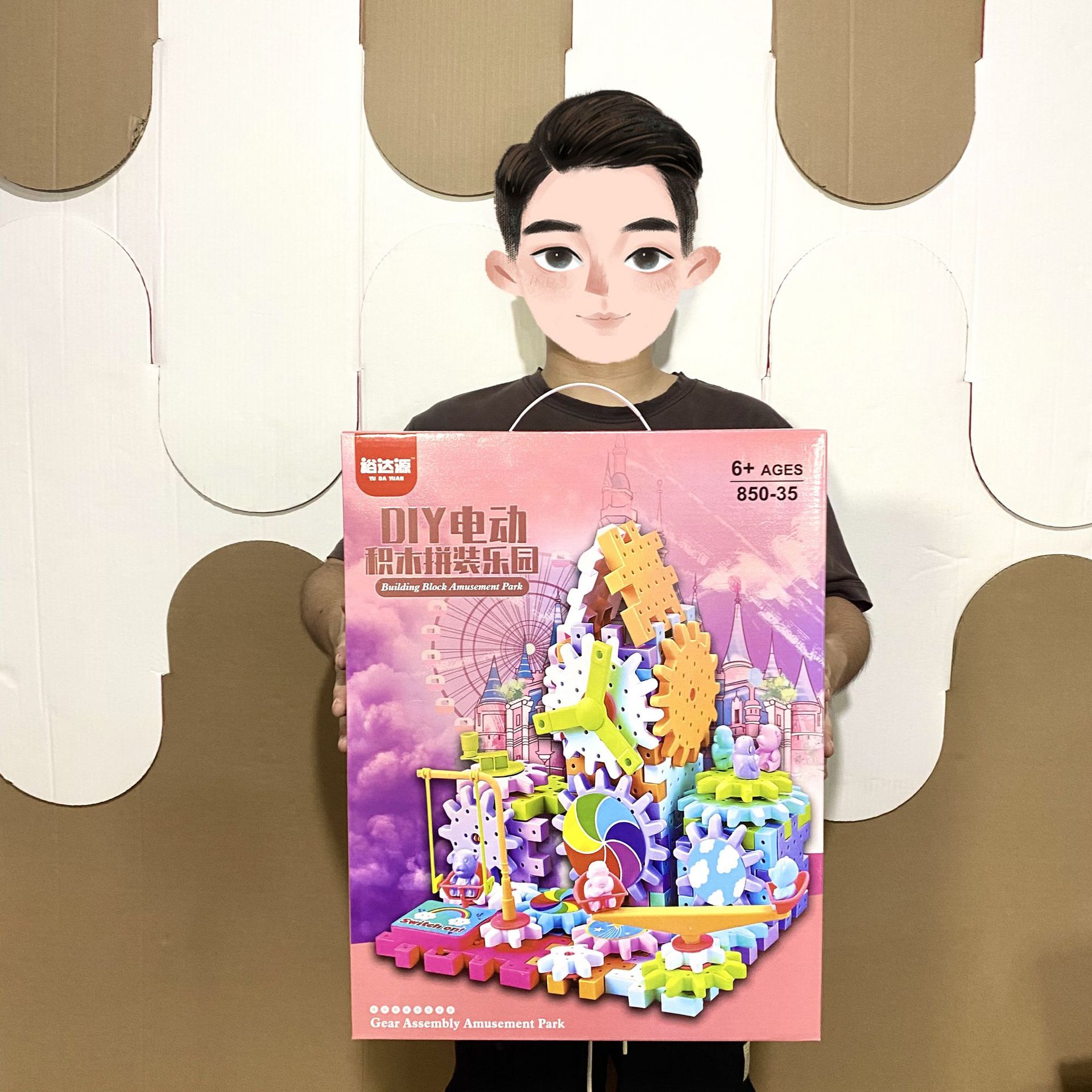 Подарочный набор для девочек Электрические DIY Наука и образование Разнообразные строительные блоки Собранный рай Образовательные игрушки для детей