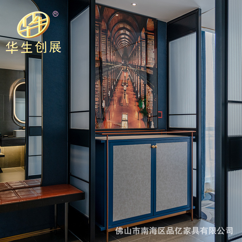 Manufacturer Wholesale Hotel Room Complete Set Furniture Wardrobe Sofa Round Table Chair Modern Simple Bed Cabinet Bedside Table