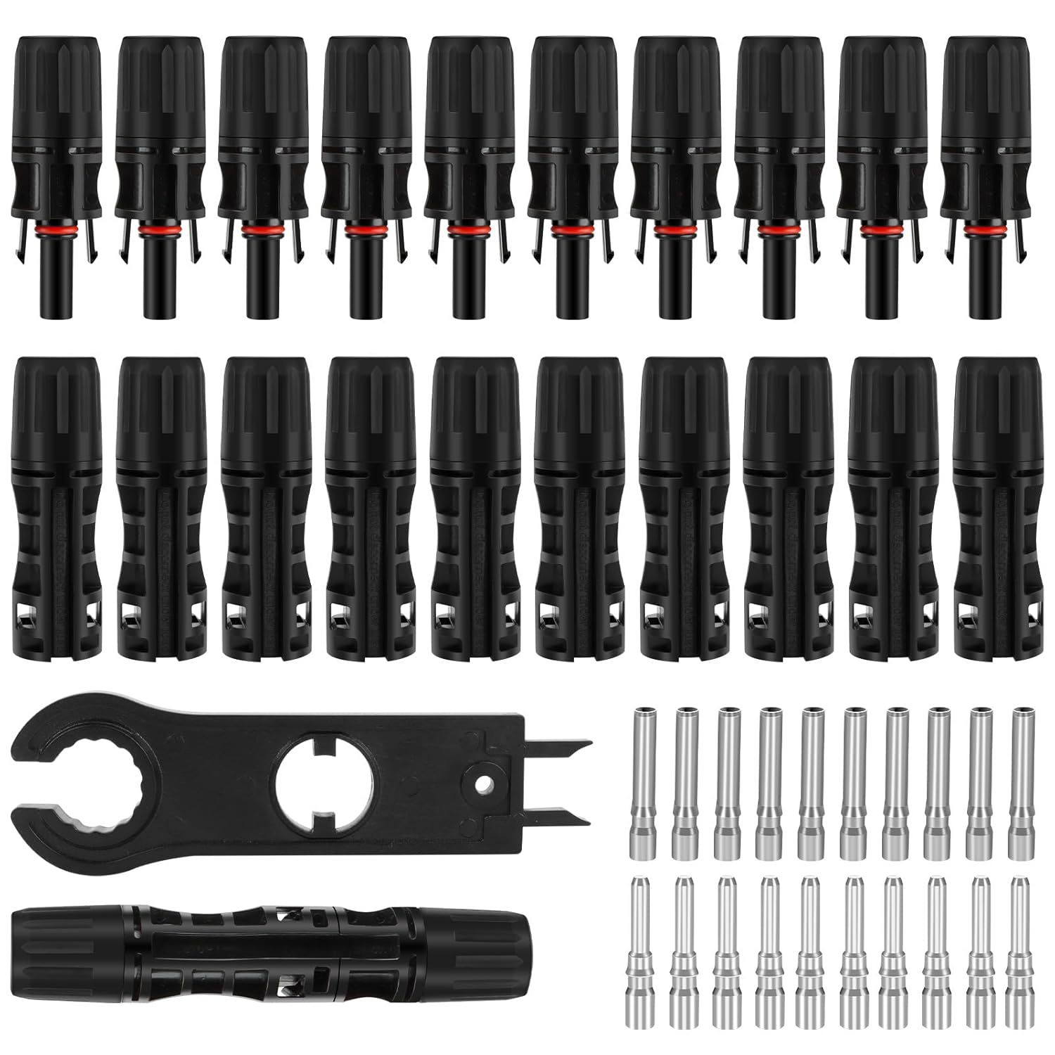 10 пар солнечных разъемов, совместимые с солнечными панелями