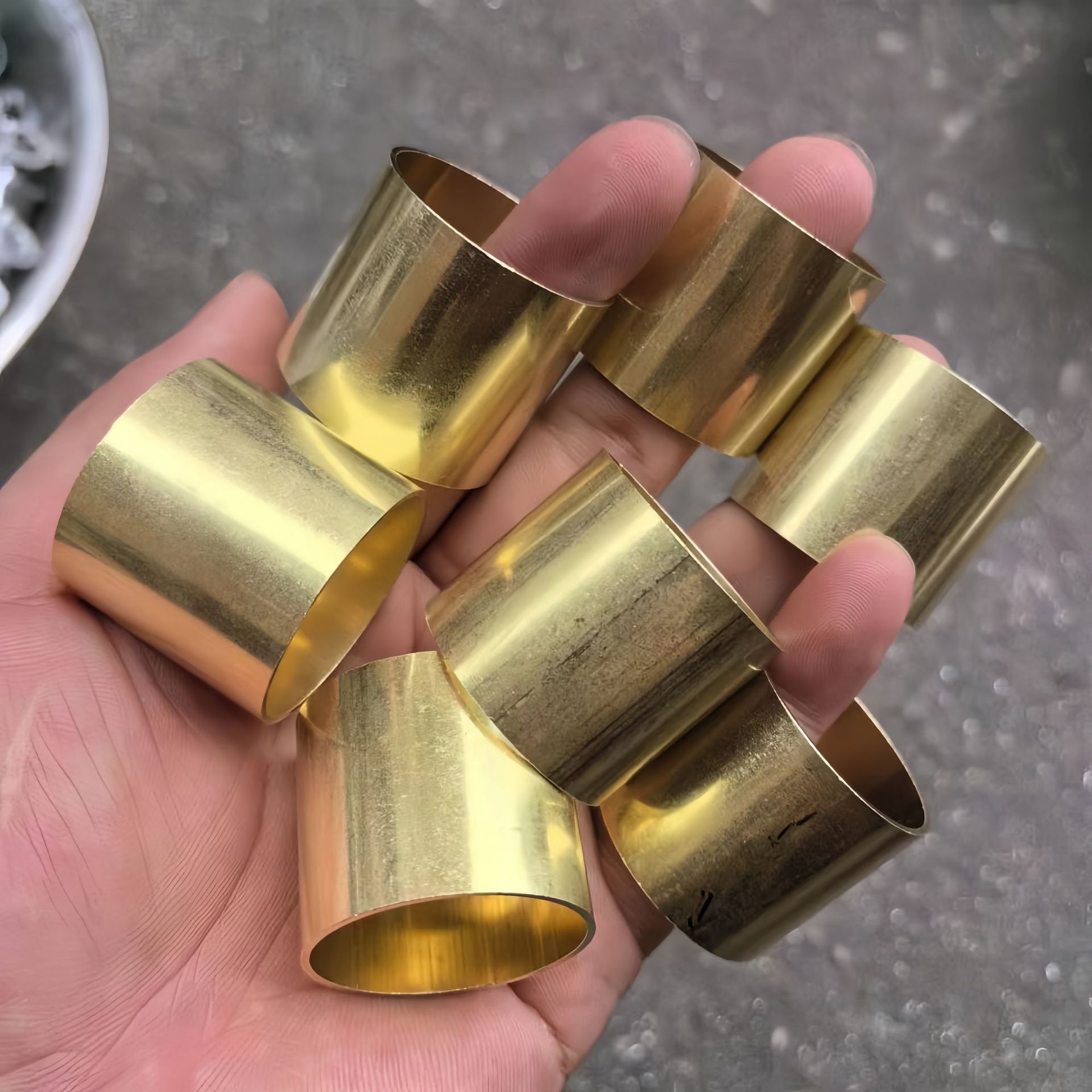 H65 Brass Tube, Thin-Walled Brass Capillary Tube, Furniture Copper Sleeve, Precision Cutting, Bending and Chamfering, Electroplating Processing