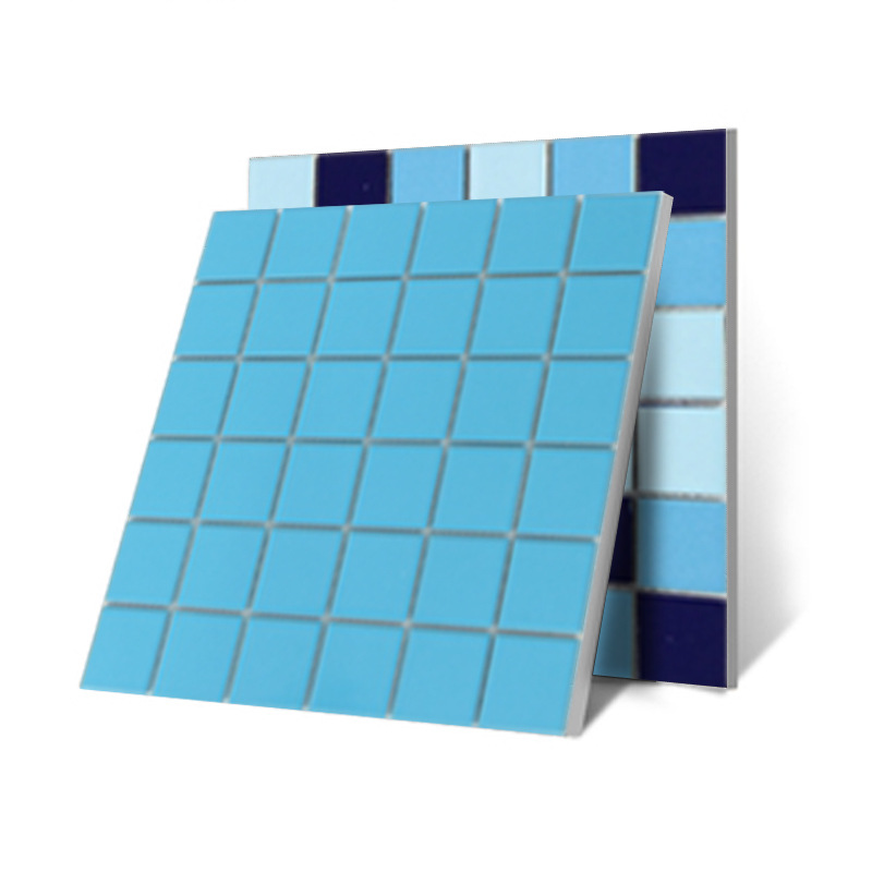 Swimming Pool Ceramic Mosaic Tile Puzzle Blue Mediterranean Outdoor Hotel Pool Fish Pond Landscape Pool Tiles