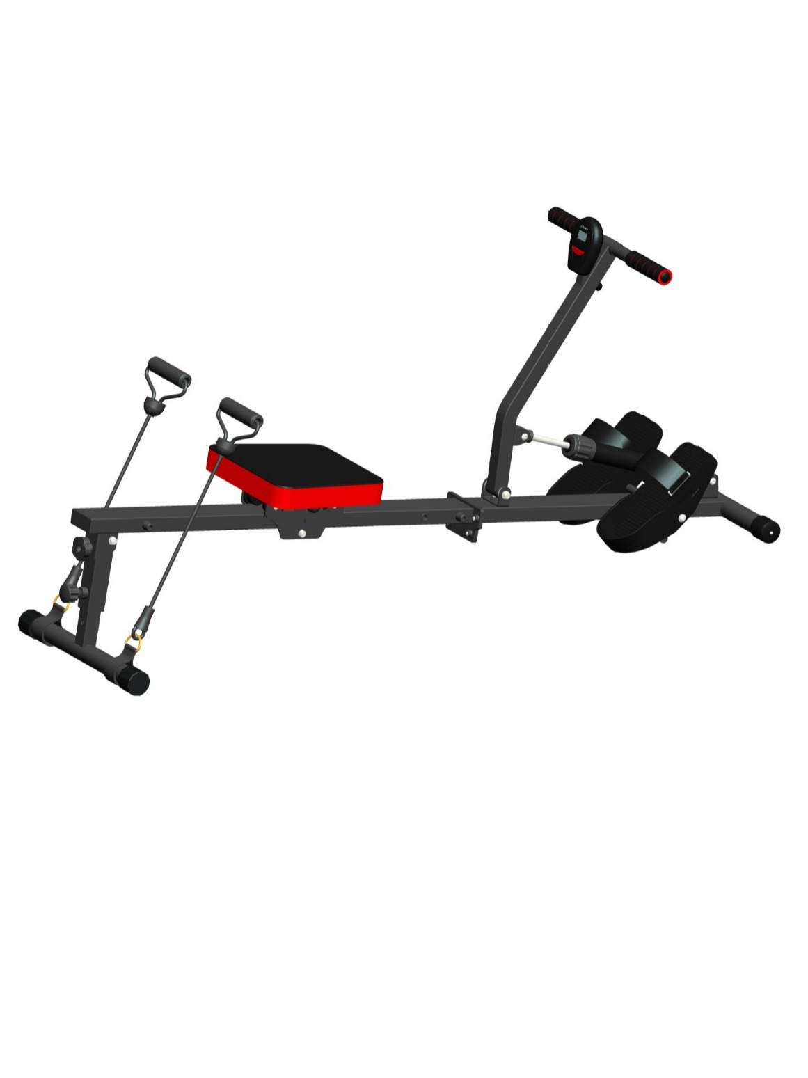 Cross-border Indoor Fitness Abdominal Hydraulic Resistance Rowing Machine Fat Burning Weight Loss Aerobic Home Training Sports Equipment