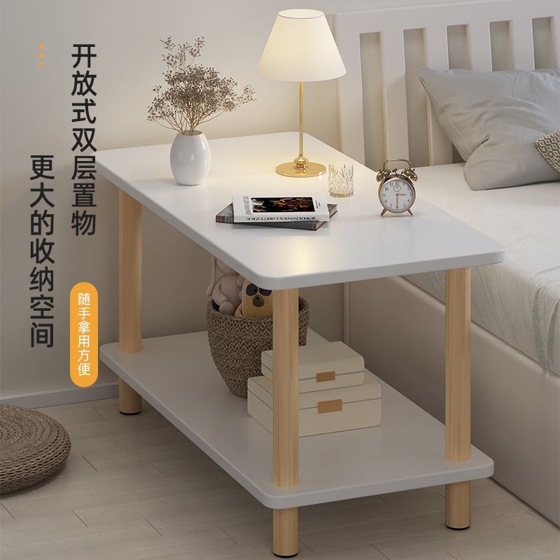 Modern Bedside Table in Ins Style for Bedroom, Small Storage Rack for Rental Apartment, Simple Small Table, Internet-Famous Side Table and Side Cabinet