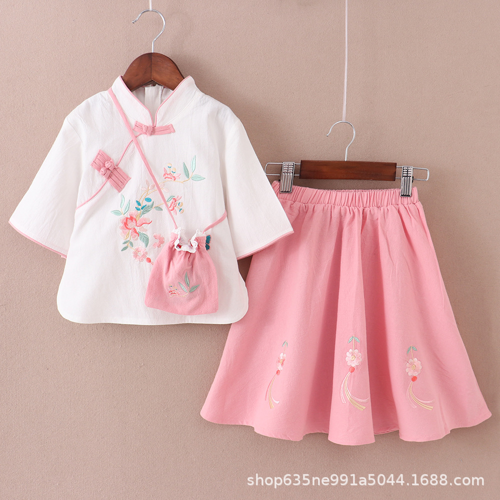 Детский антикварный ханфу, костюм для выступлений, танг для мальчиков и девочек, оптовая продажа