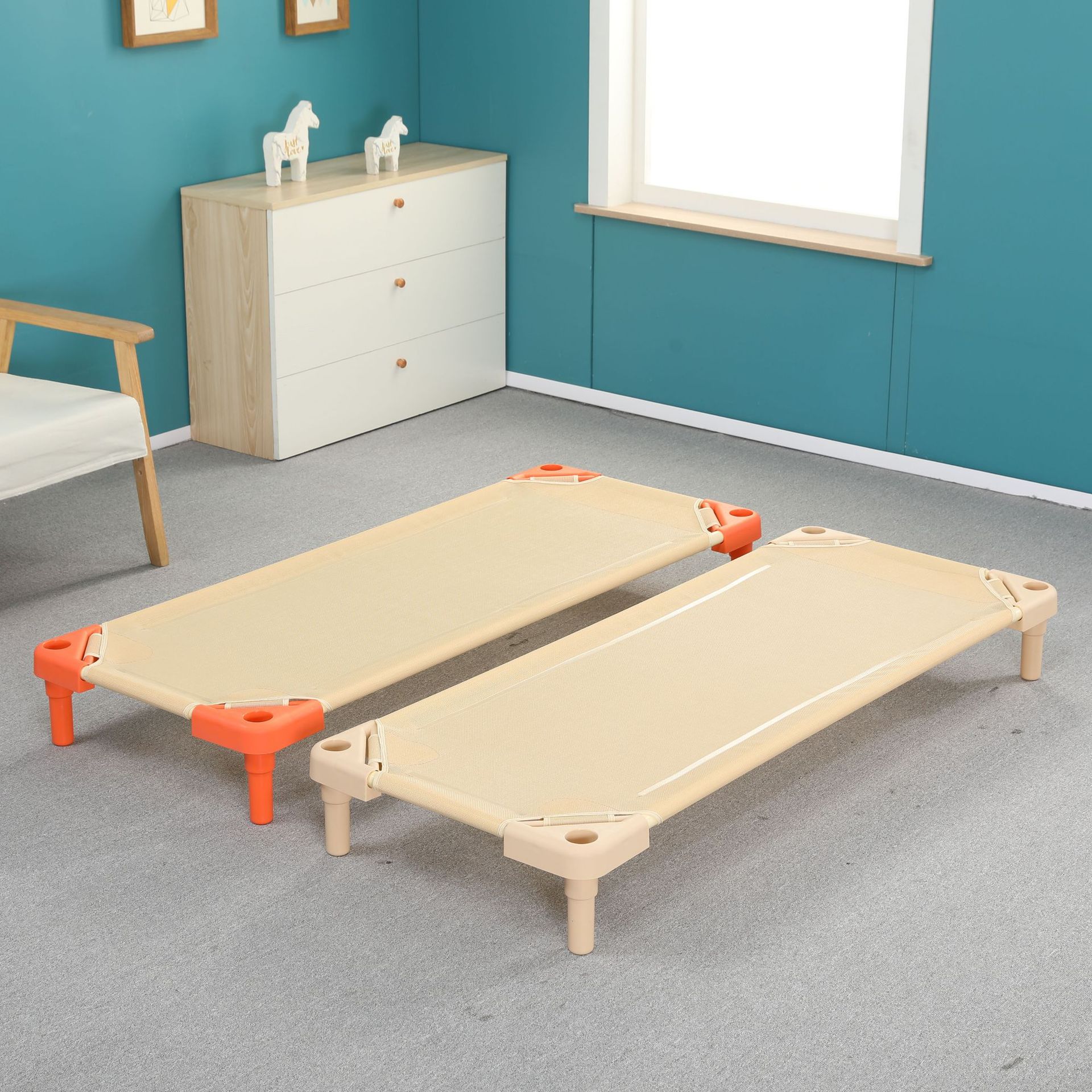 Kindergarten Mesh Bed Early Education Trusteeship Baby Single Bed Children's Lunch Break Bed Nap Small Bed Layered Bed