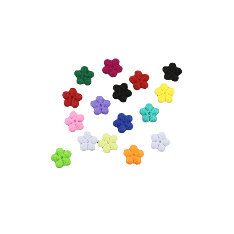 1.5cm felt small flower accessories diy hair accessories decorative accessories small flower piece clothing material accessories