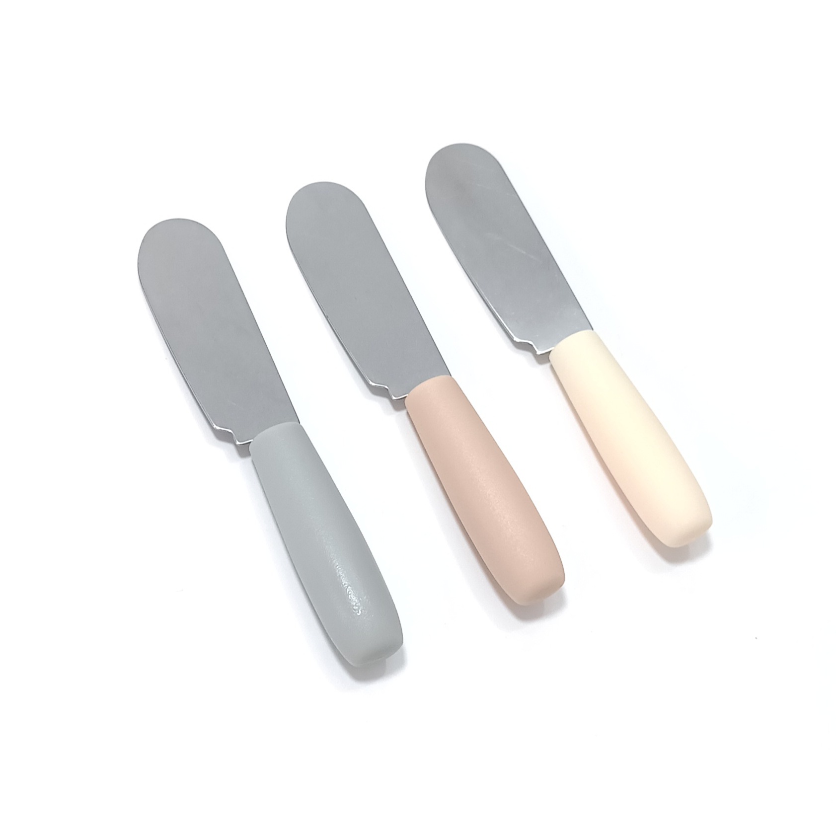 Western-Style Butter Knife, Stainless Steel Butter Knife, Bread Spreader, Jam Cheese Spatula, Butter Knife, Round Handle Toast Spreader