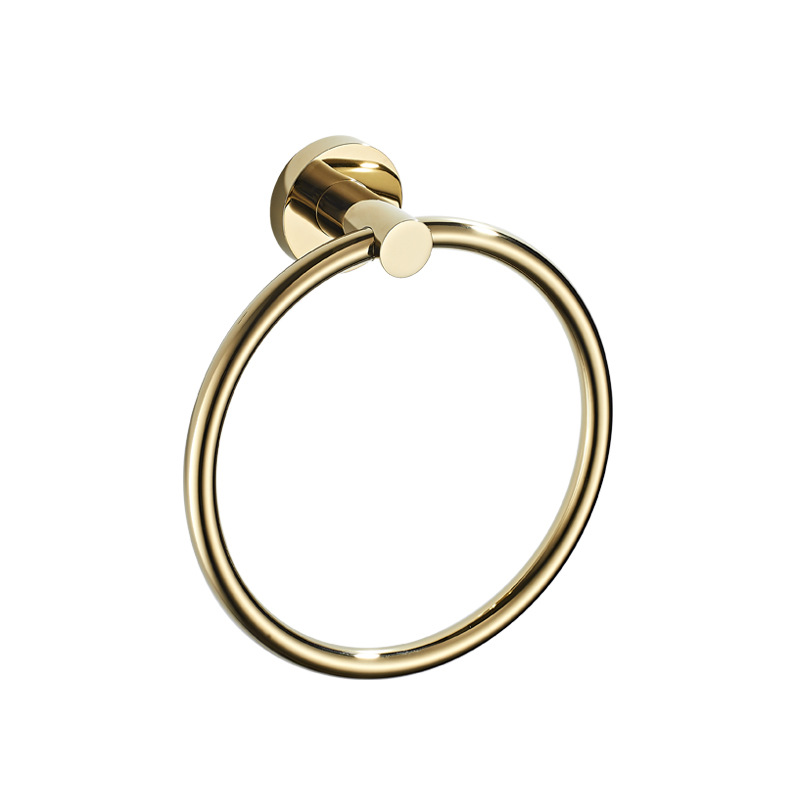 All Copper Towel Rack Golden Bathroom Pendant Bathroom Rack Toilet Bathroom Hardware Brass Hanging Rod Set