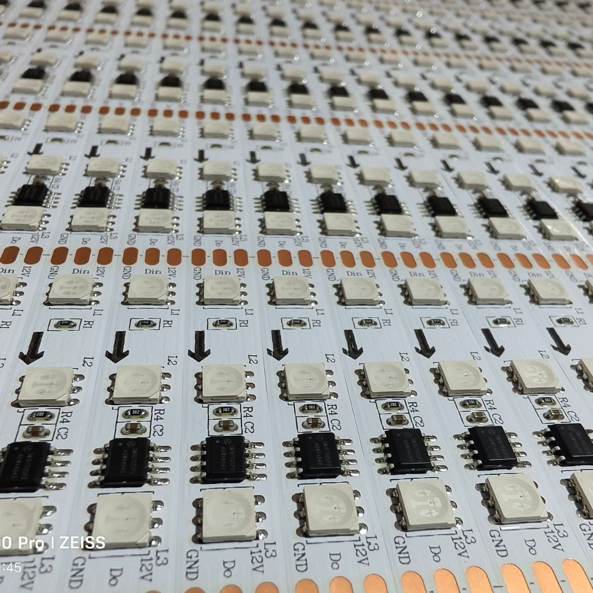 Led Patch Magic Light Strip with High-Power Copper Substrate, Intelligent Dual-Sided, High-Efficiency Remote Control, Energy-Saving