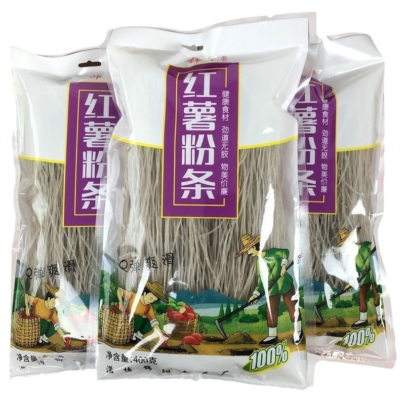 Shandong Specialty Jinyang Sweet Potato Vermicelli, Handmade Sweet Potato Vermicelli, Farm-Made Hot Pot Stir-Fried and Stewed with Sweet Potato Vermicelli