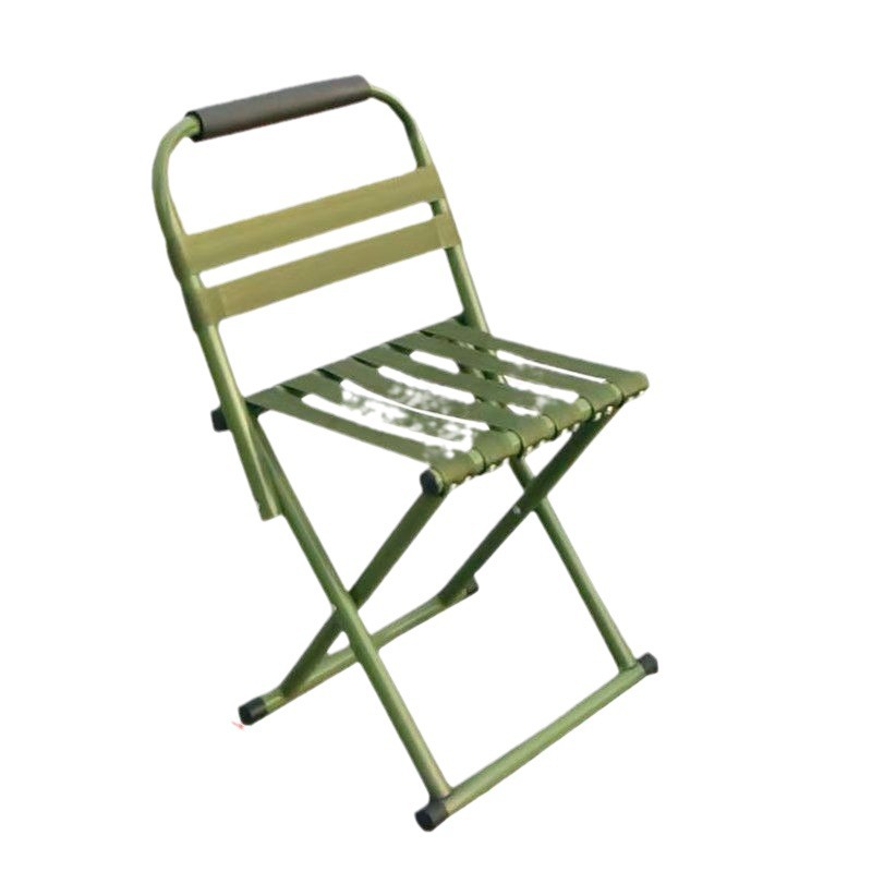 Portable Mazar Stool Outdoor Folding Fishing Chair Home Train Adult Stall Backrest Chair Small Stool Wholesale