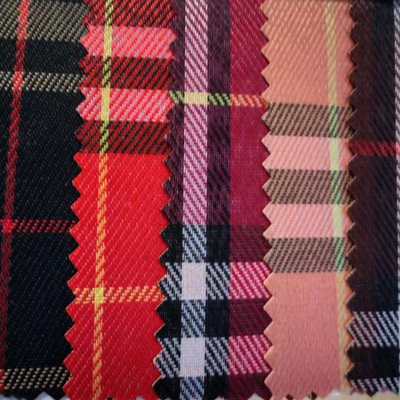 Плоский ПВХ, ткань с пледным рисунком, шотландский оксфорд, прямая поставка с фабрики