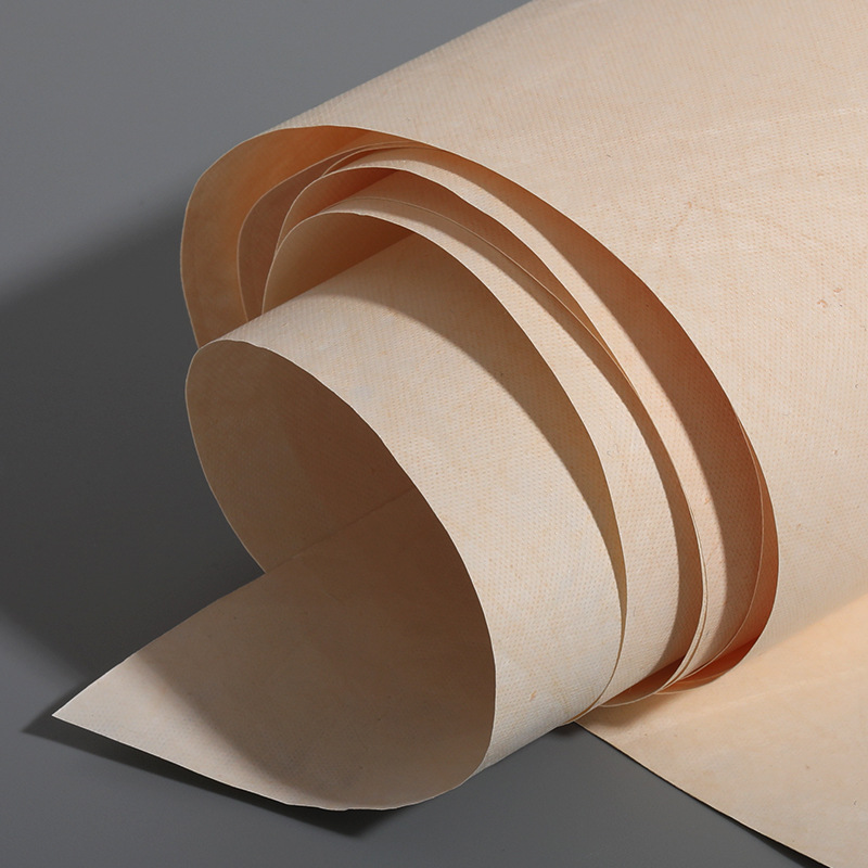 Translucent Dupont Paper Soft Film Beige Ceiling Light Box Ice Cracked Fiber Paper Texture Translucent Background Wallpaper