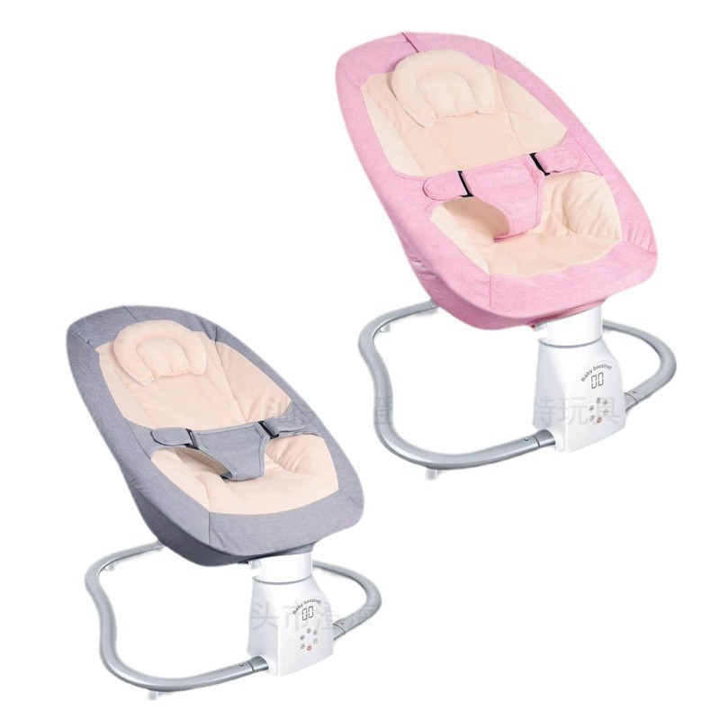 Baby Electric Rocking Chair Smart Bluetooth Electric Rocking Bed Crib Baby Rocking Chair Coax Baby Artifact Soothing Chair