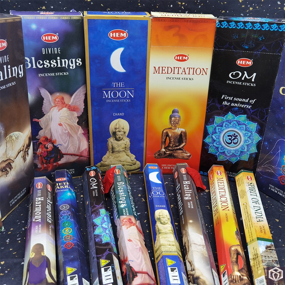 Incense Imported from India, Aromatherapy Moon Yoga Meditation Incense, Purifying the Air, Soothing the Spirit, Home Office
