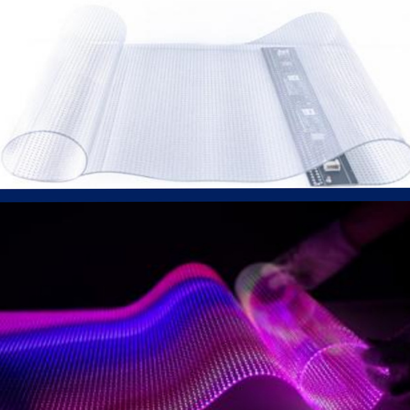 LED crystal screen ultra-thin ultra-light can be arbitrarily bent