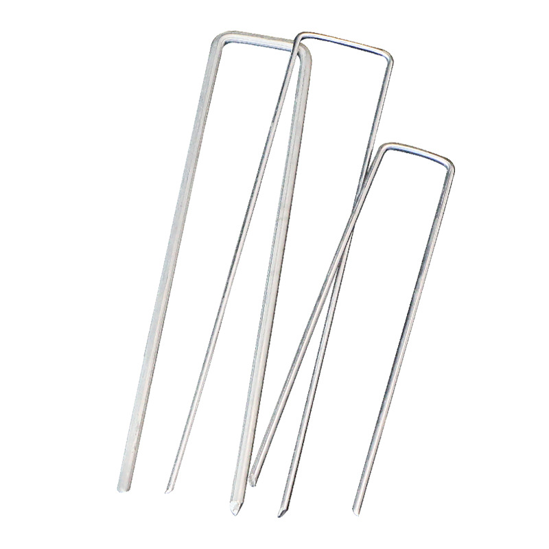 U-Shaped Ground Nails, Lawn Nails, Anti-Weed Cloth Ground Nails, U-Shaped Nails, Gardening Ground Cloth, Mulch Nails, Engineering Slope Protection Nails Manufacturer