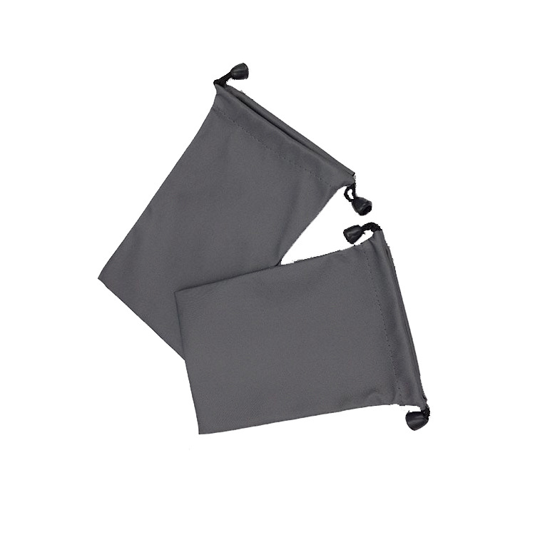 Mobile power waterproof cloth bag mobile phone charging treasure storage bag selfie stick bunched flannel bag gray waterproof bag