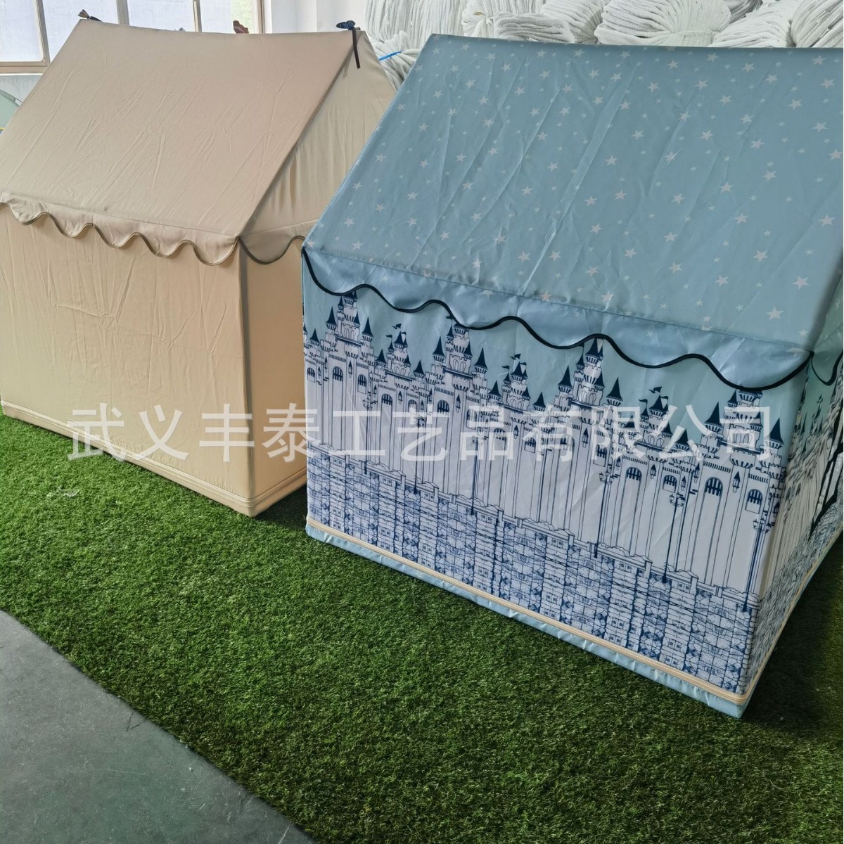 Hot Selling Kidsren's Small House Tent Playhouse Reinforced Metal Bracket Indoor Boy and Girl Princess Toy Castle