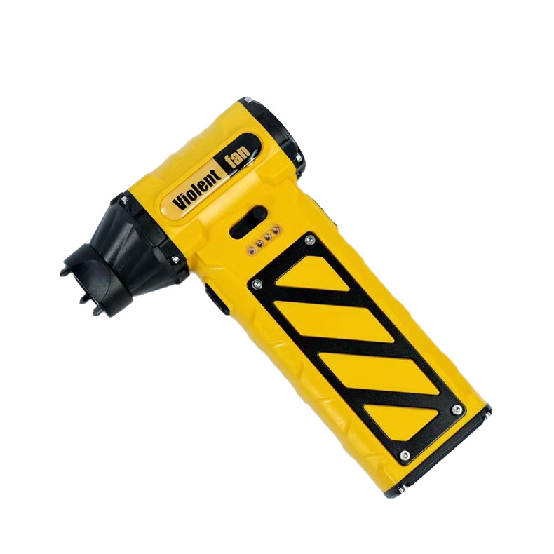 Cross-Border New Outdoor Handheld Fan Camping Style USB Stepless Violent Fan Brushless Motor Mini Turbine Fan